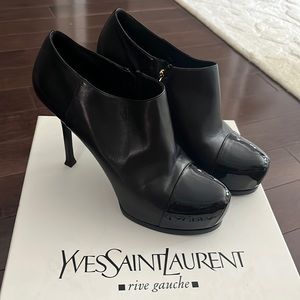 Yves Saint Laurent platform booties